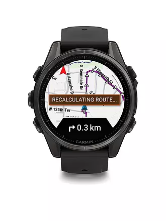 GARMIN | Smartwatch multisport GPS Fenix 8 Amoled Sapphire 43 mm | schwarz